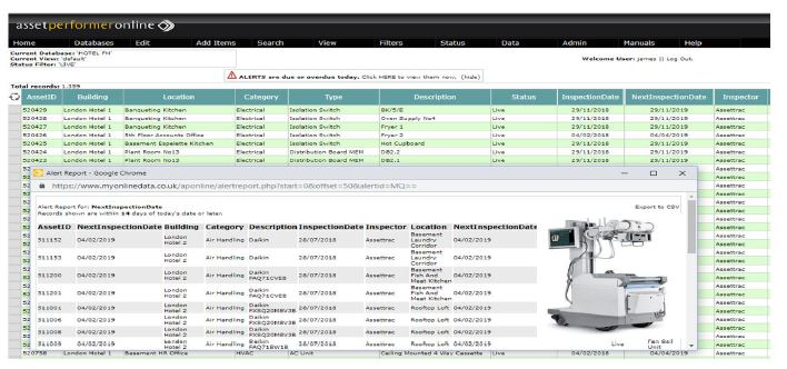 screenshot of Asset Performer